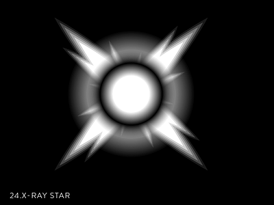 24.X Ray Star 36days x 36daysoftype astronomy day24 graphic space text type xray star