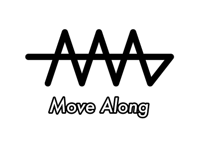 Move Along Logo brand graphic illustrator ipad logo symbol type