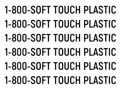 Soft Touch Plastic is Great