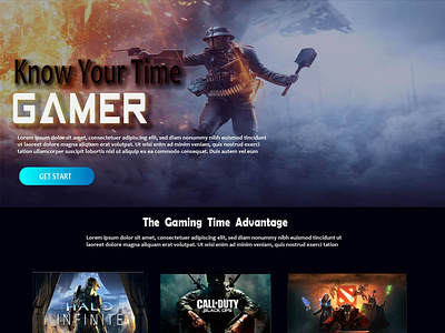 GAMING WEBPAGE branding graphic design logo