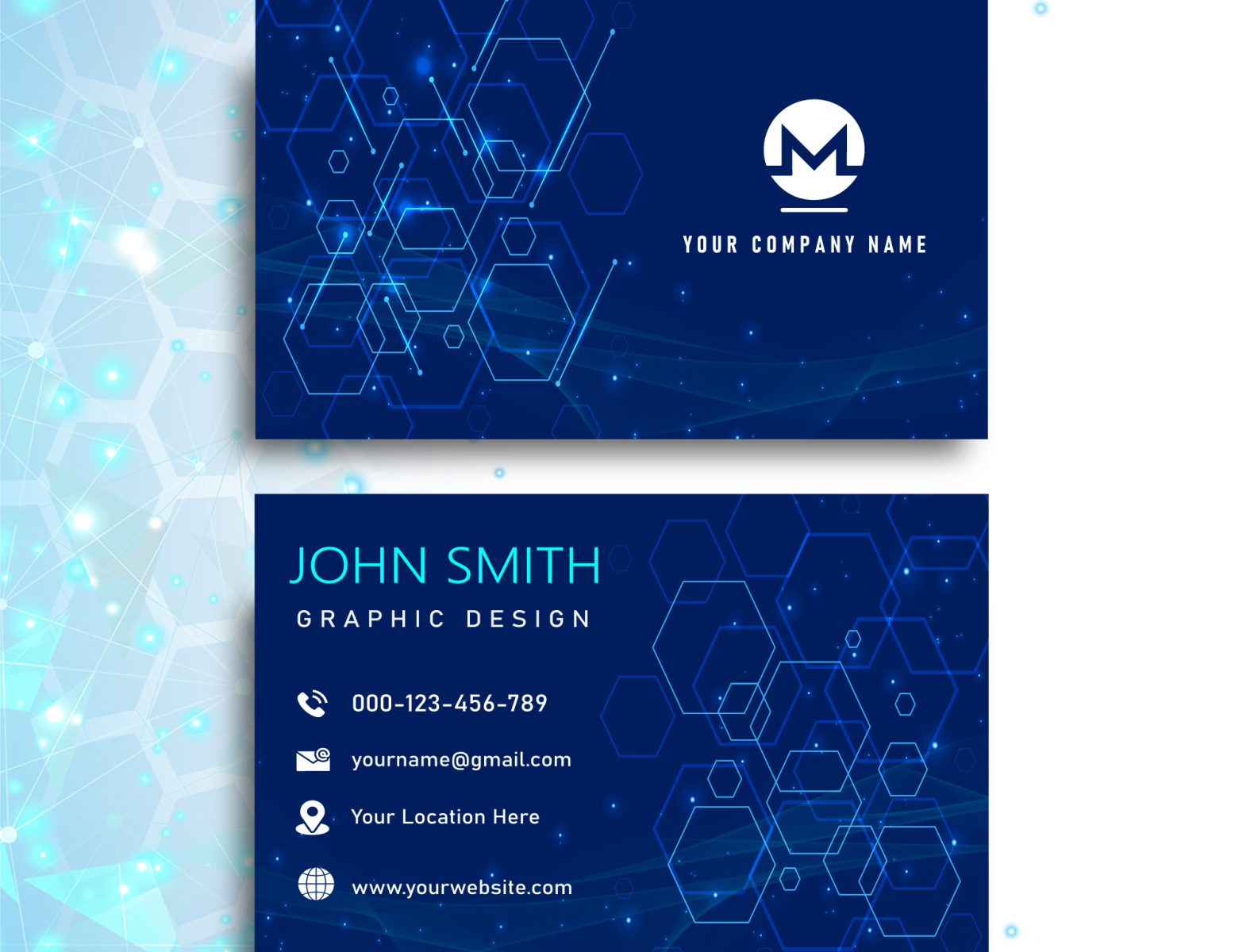 Technical business card design by Elma Shoshi on Dribbble