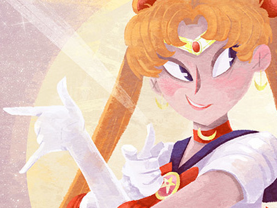 Sailor Moon digital gallery illustration photoshop qpop sailormoon