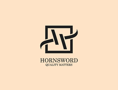 Hornsword | Minimalist Logo branding clothing brand design flat minimal logo flat minimalist logo flat minimalist logo design graphic hosen al sajjad logo logo design logodesign logos logotype minimal minimalist minimalist logo