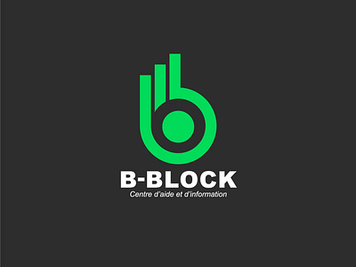B block Minimalist logo