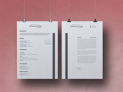 Resume Design Service $10 Only 2 page 3 page a4 clean cv design elegant elegant resume female female resume feminine infographic letter minimalist modern modern resume portfolio professional resume resume clean