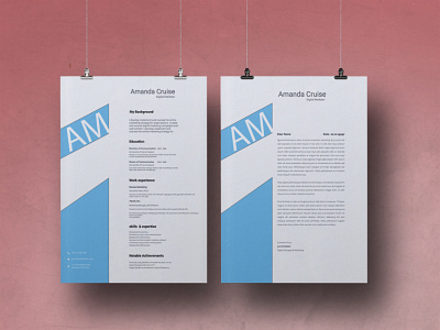 Resume Design Service $10 Only 2 page 3 page a4 clean cv design elegant elegant resume female female resume feminine infographic letter minimalist modern modern resume portfolio professional resume resume clean