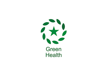 Green Health branding design logo logo design minimal