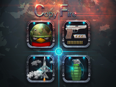 Copy Fire design icon