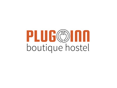Plug-Inn Logo branding design flat logo minimalist