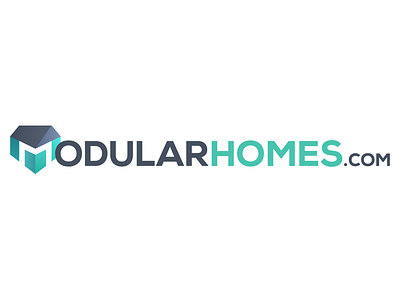 Modularhomes.com Logo ai branding home identity illustrator logo