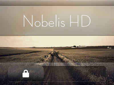 Nobelis HD hd ios iphone lock lockscreen nobelis port retina screen theme