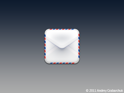 Mail WIP icon ios mail murdercitydevil theme