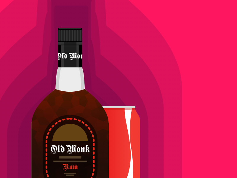 Rum in Peace... old monk brewex