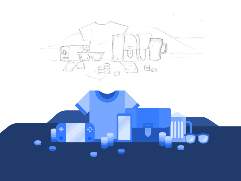 Footer Illustration illustration footer finance