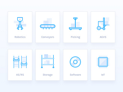 Warehouse and Storage Icons