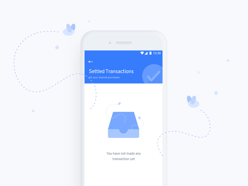 Empty state for transactions transaction illustration empty