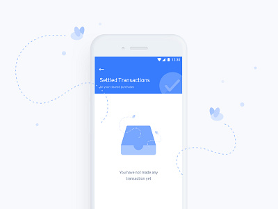 Empty state for transactions empty illustration transaction