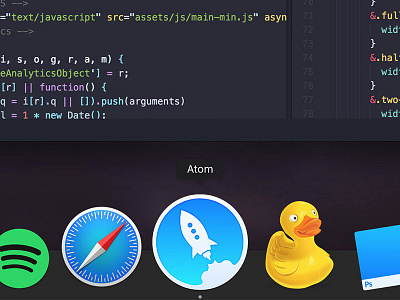 Atom App Icon dock icon icon