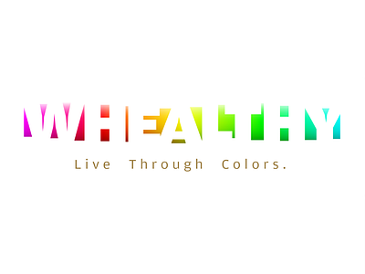 Whealthy colors colours logo negative rainbow space whealthy