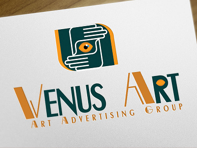 Venus Art branding logo logotype typography