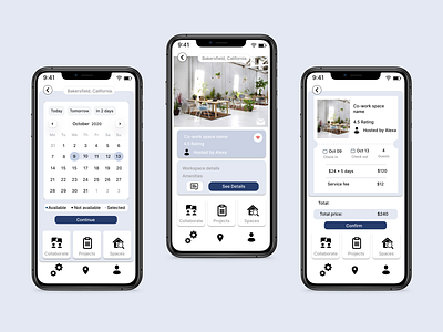Co-Working Space Management App