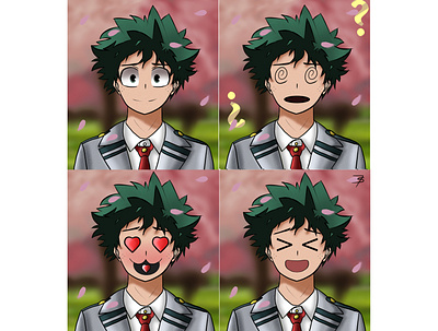Young Midoriya by Phil Giarrusso on Dribbble