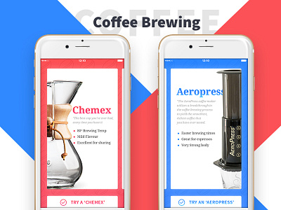 Coffee Brewing mode picker