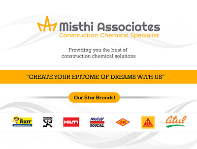 Misthi Associates Brochure Design branding graphic design