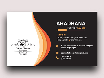 Aradhna Fahion Studio branding graphic design logo