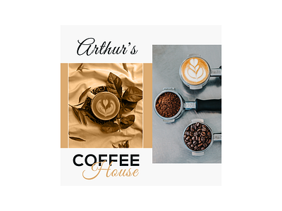 Luxury Coffee Social Media Post brand branding coffee design graphic design marketing photography