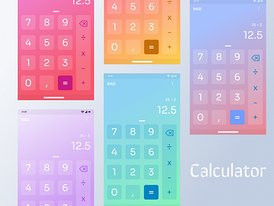 Daily UI, Challenge 004 - Calculator