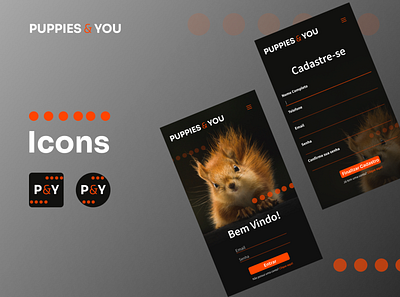 Daily UI, Challenge 005 - Icon App app challengeui dailyui dailyui 005 design icon icon app puppies puppy ui ui design uiux ux