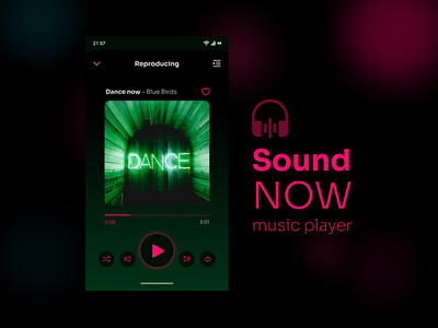 Daily UI, challenge 009 - Music Player