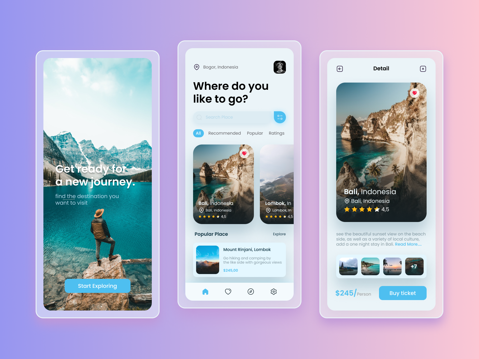 Travel Apps by agittebe on Dribbble