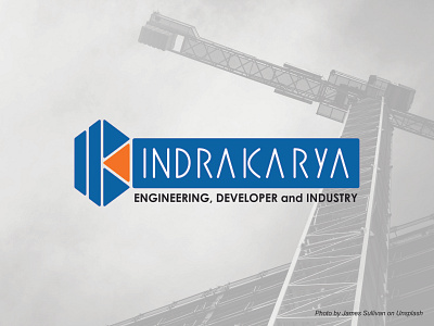 Redesign of Indra Karya Logo (Construction) branding construction logo indonesia logo