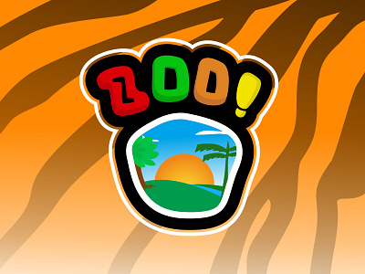 Zoo Logo animals branding lion lionfeet logo tiger vector wildlife zoo