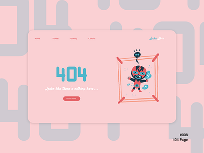 404 Page | Daily UI 008 3d art branding design graphic design illustration logo ui ux