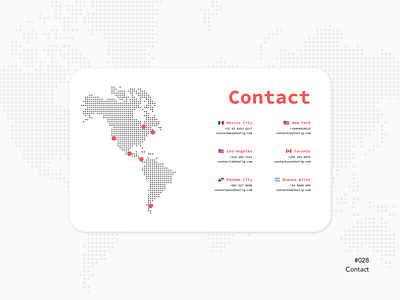 Contact | DailyUI 028 art branding contact contact us dailyui challenge design graphic design illustration logo map travel ui ux world