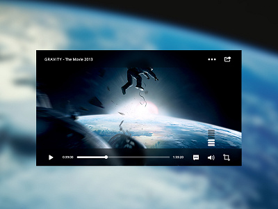 Video Player movie player space video webtv