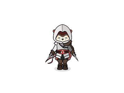 Squireel Altair altair assassin assassins creed cosplay geek squireel squirrel video games