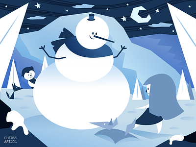 Frozen ❄️⛄️ character design digital illustration digital painting digitalart illustration illustrator vector