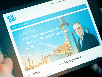 Intranet atom corporate energy factory home page interface intranet nuclear plant ui ux world