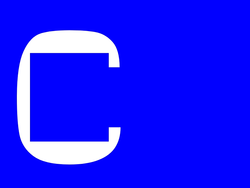 Letter C animation font letter lettering text typography
