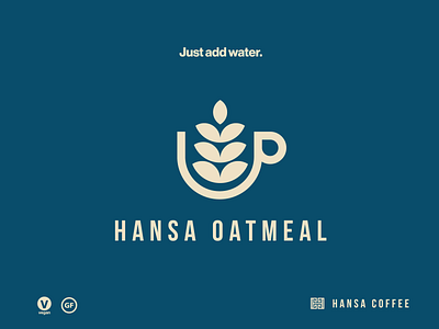 Hansa Oatmeal branding clean design graphic design logo