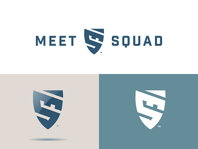 Meet Squad branding clean design graphic design illustration logo vector