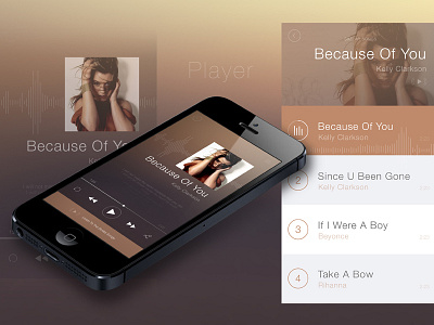 Music Player interface