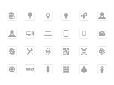 Technology Icon Set