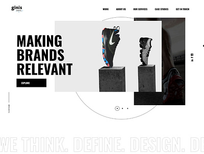Ginis Digital Website design ui website concept website design