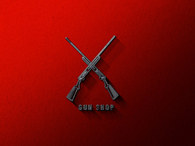 gun shop 3d logo design 3d logo maker company logo weaponry