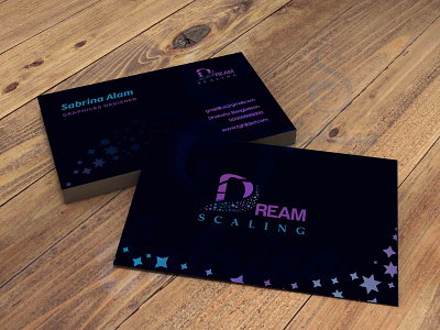 DreamS beautiful brand branding buseness card design business card design creative creative design logo minimal vector